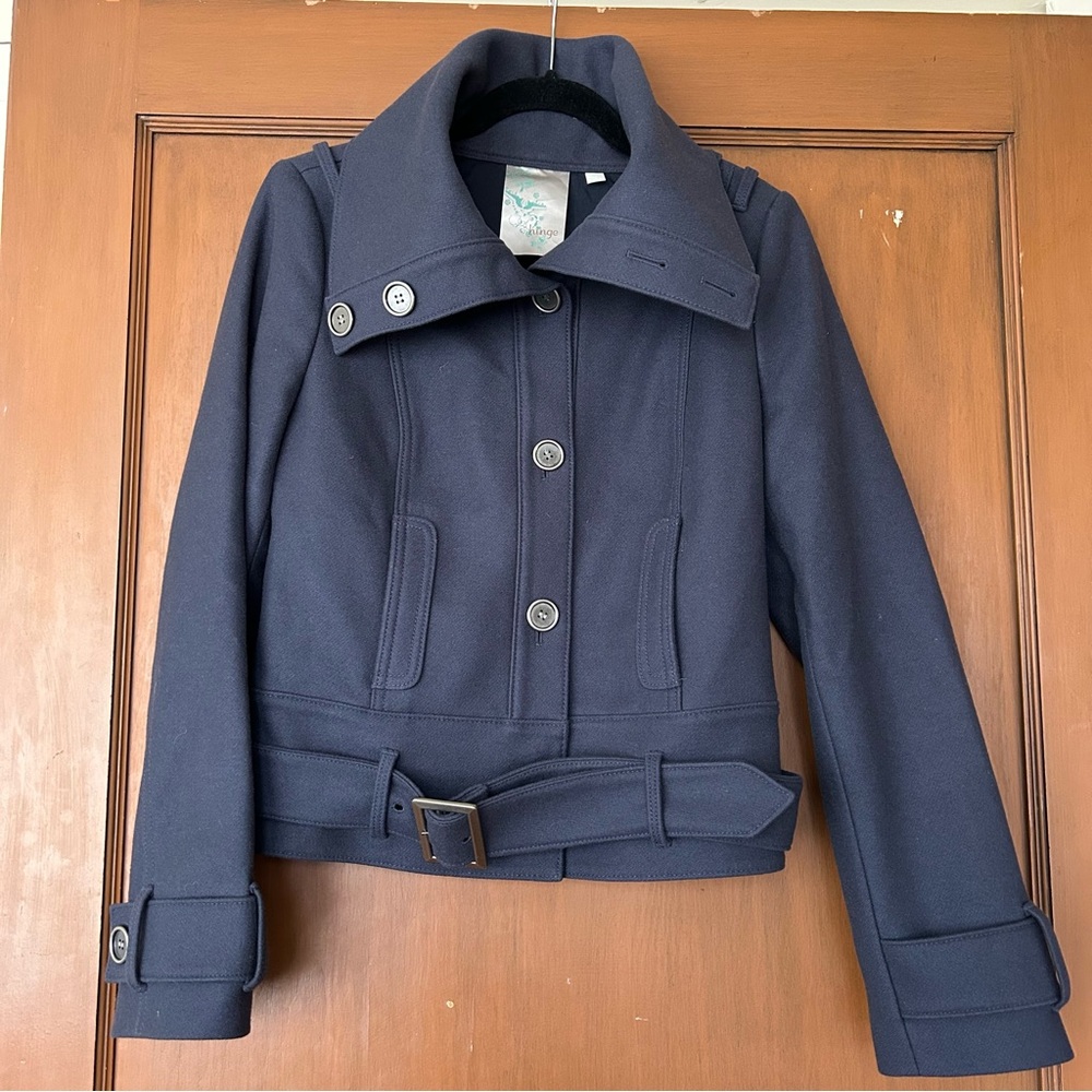 Hinge Wool Belted Jacket